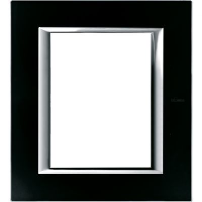 Axolute - Ramka Protokątna 3+3 Moduły Black Glass Ha4826Vnn Produkt Wycofany LEGRAND (HA4826VNN)